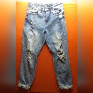 Almost Famous Distressed Boyfriend Jeans
